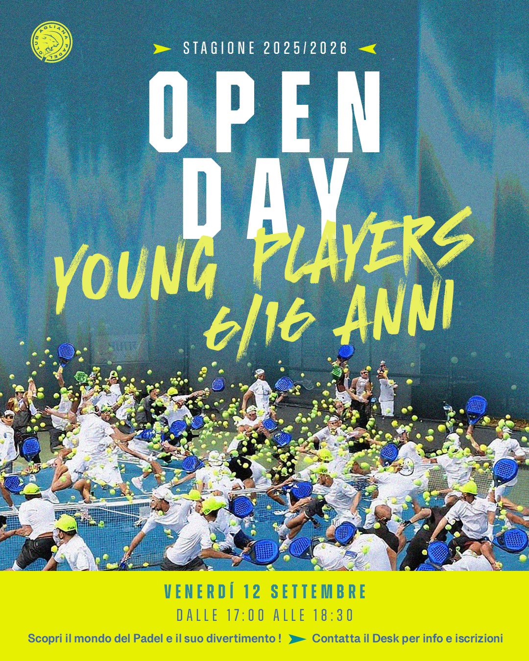 OPEN 16 ANNI